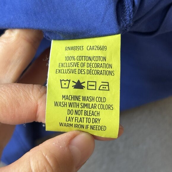 Robert Graham Shirt Mens Large Classic Fit Blue Solid Polo Colorful Short Sleeve - Picture 8 of 12